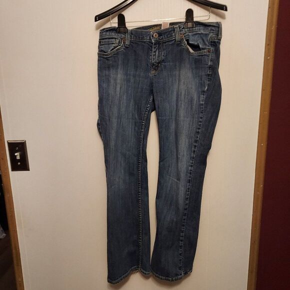 Nobo denim  good cond 13 P waist 16 inches  across crotch 27 in to hem - Picture 2 of 8